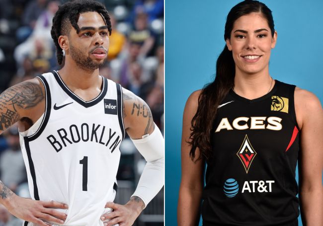 Kelsey Plum spotted with D'Angelo Russell was a piece of news.